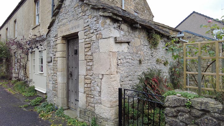 The Guard House Nunney, opened in 1824 to lock up miscreants. 