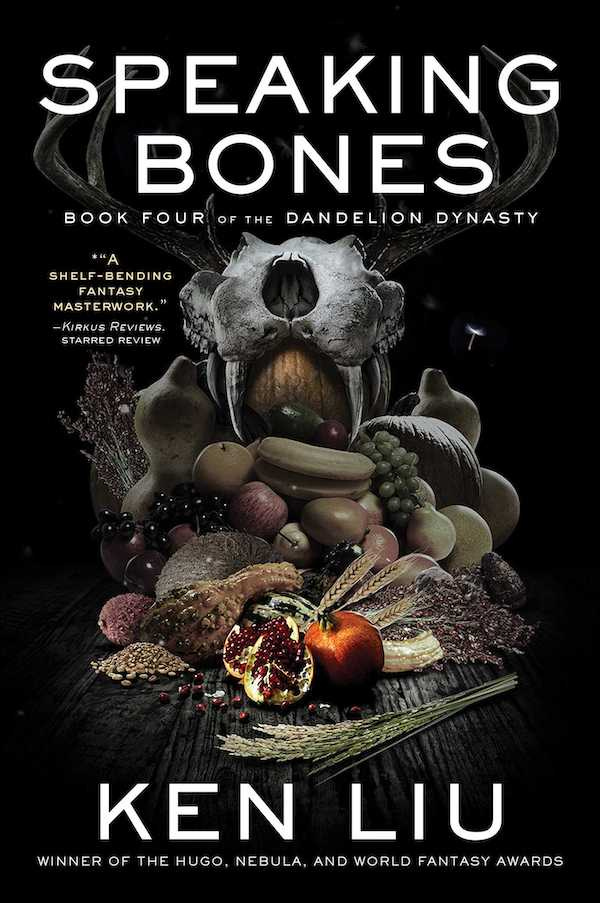 US and UK book covers for SPEAKING BONES