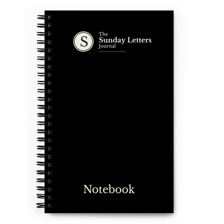 A selection of Sunday Letters Journal branded gifts