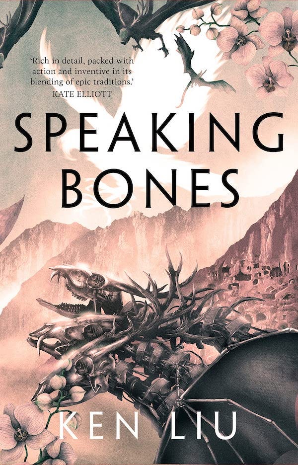 US and UK book covers for SPEAKING BONES