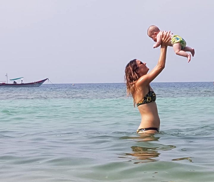 Parenting a newborn baby on koh phangan