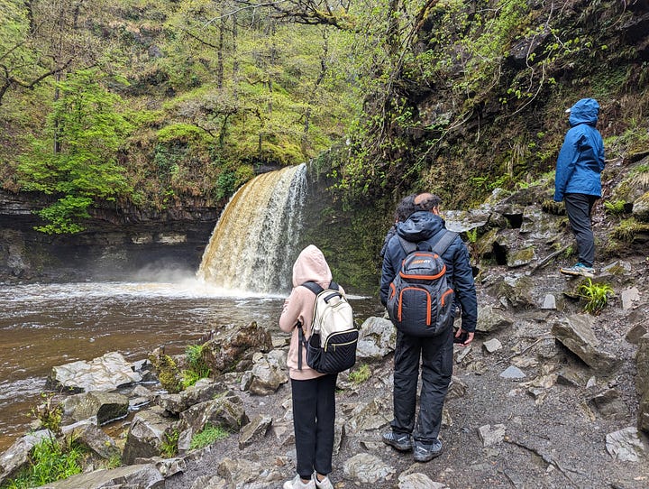 waterfalls in the brecon beacons