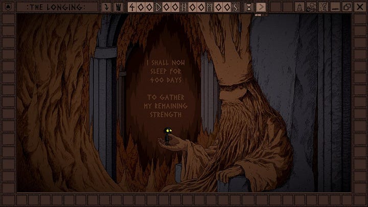 screengrabs of the longing