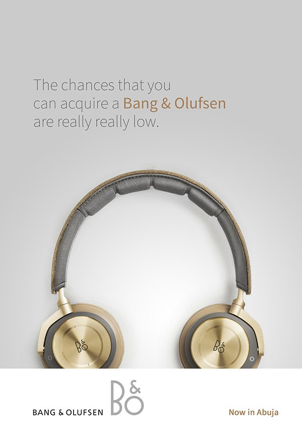 a gallery showing 4 bang & olufsen ads