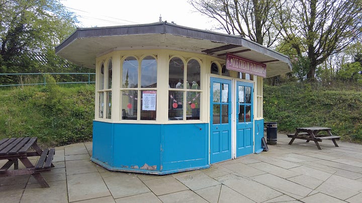 The Ice Cream Parlour and Sweet Shop at Crich Tramway Village. Image: Roland's Travels