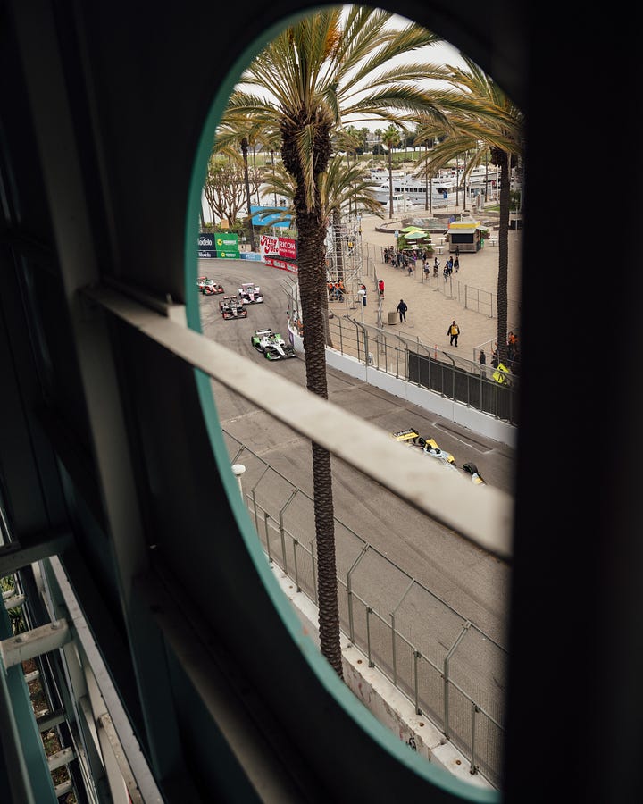 Images from the Acura Grand Prix of Long Beach including IMSA and IndyCar in 2025. Photos by Walter Fulbright for Carrara Media and the Race Day newsletter.