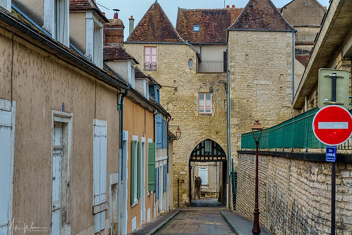 The streets of Auxerre