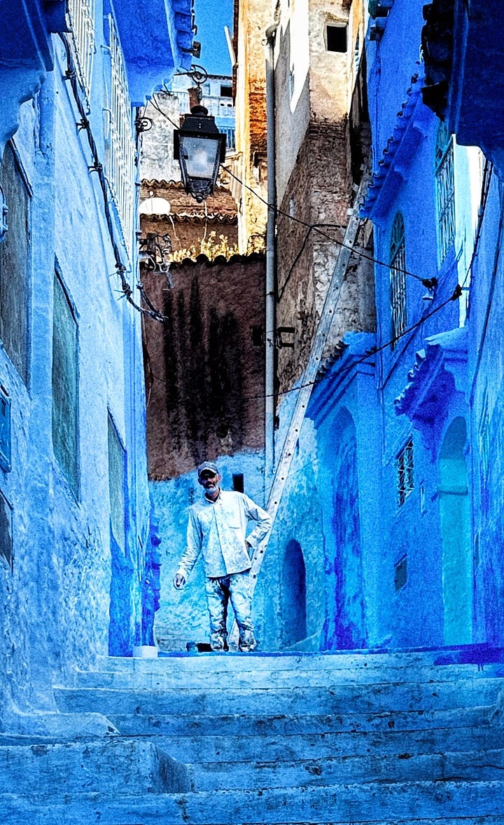 Baxter, Blue City Morocco Doorways