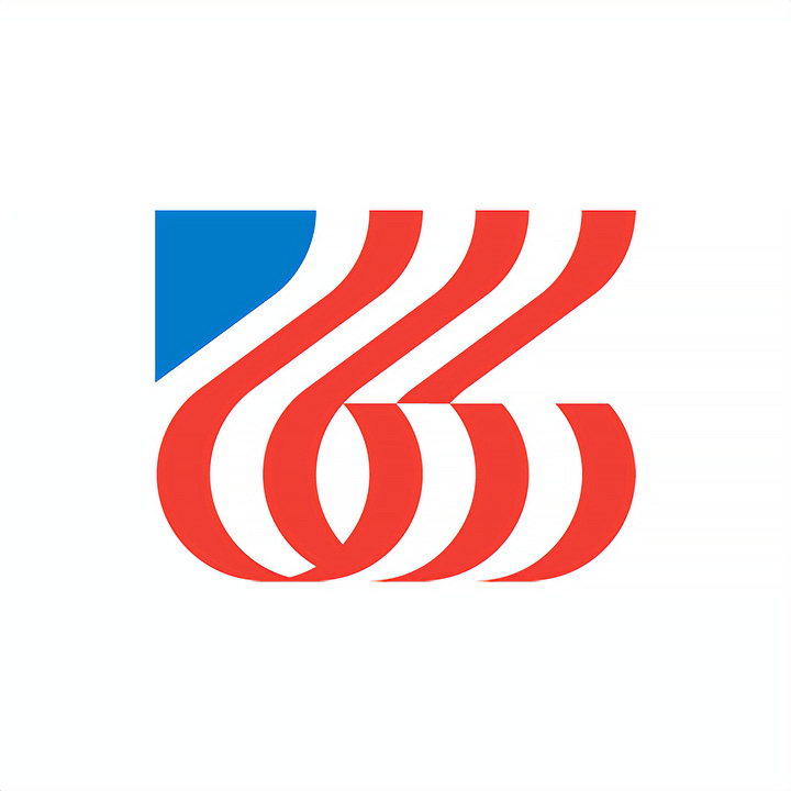 American Revolution Bicentennial logo proposal by Lance Wyman Logo Histories, LogoArchive