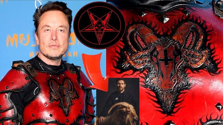 Baphomet Satanic Crest
