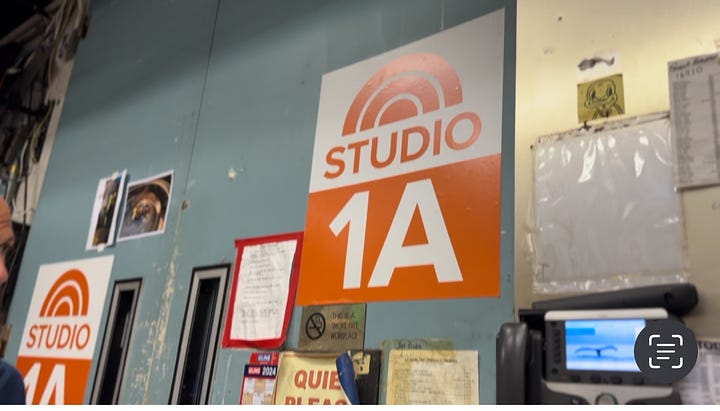 behind the scenes at the Today Show