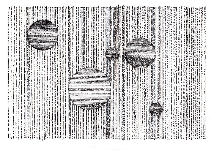 pen and ink drawings by John Farah