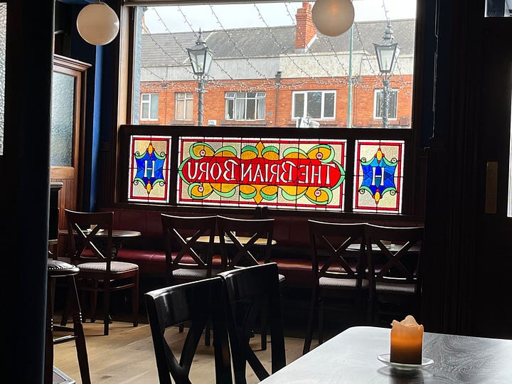 In and out at The Brian Boru