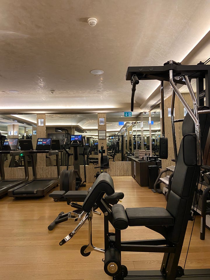 Park Hyatt Milano gym & sauna