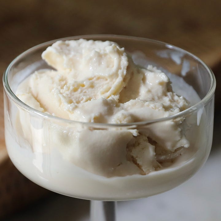 ice cream made with whole grain flours