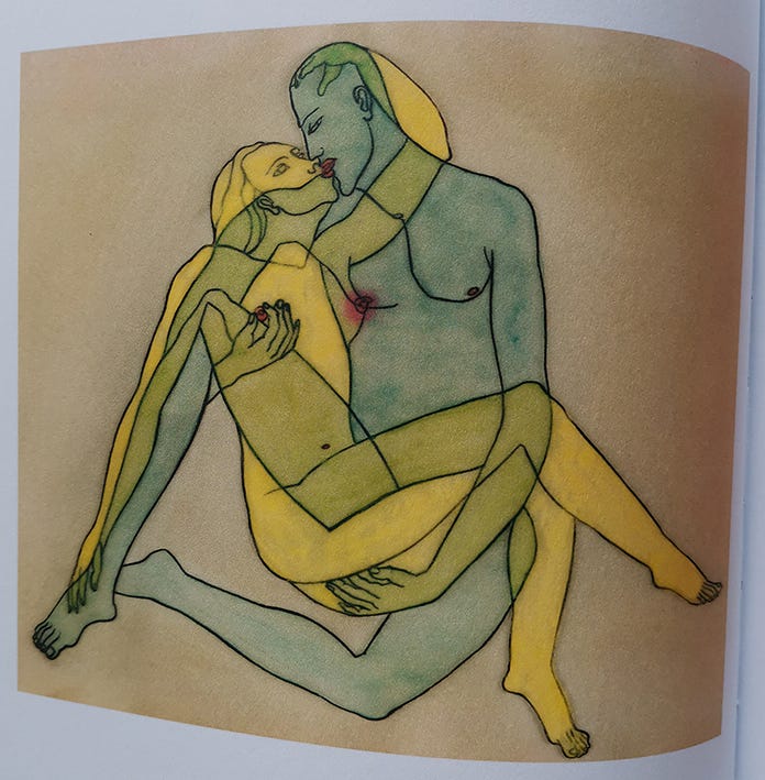 Sex Magic book cover and example illustrations