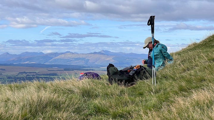 Just chilling on Dumgoyne Hill