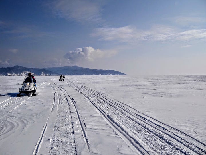 Winter activities on Baikal