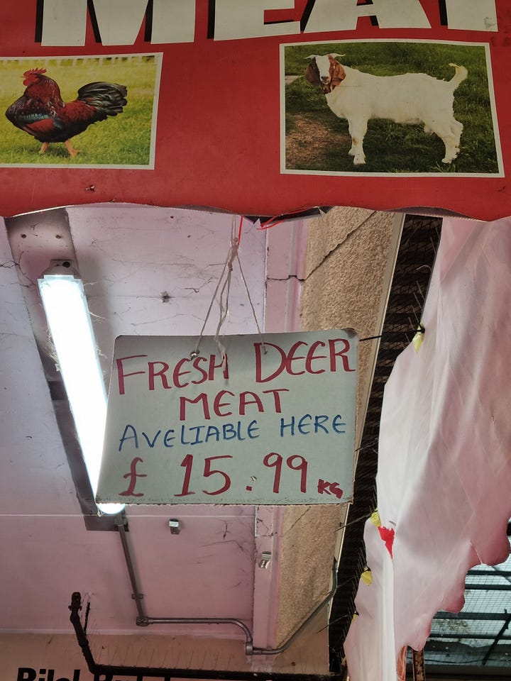 Butchers meat and game Queens Market