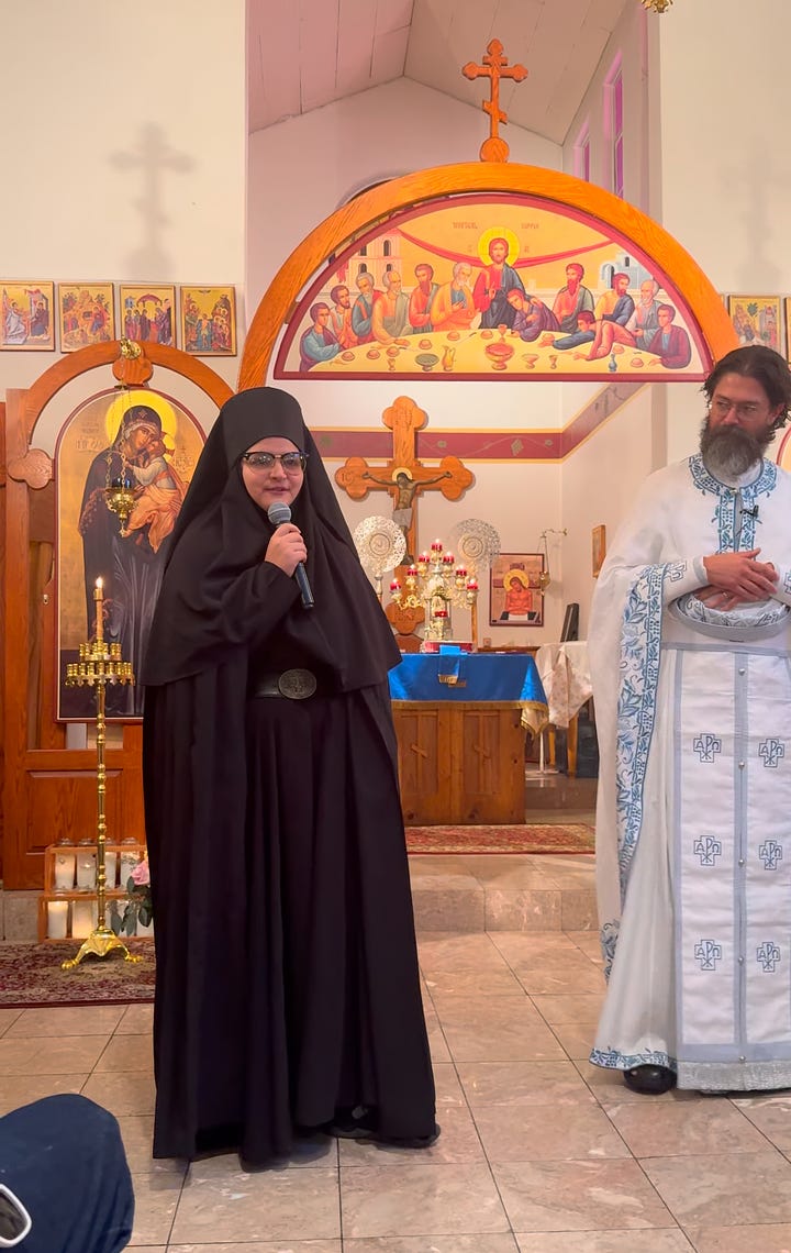 An Eastern Orthodox nun