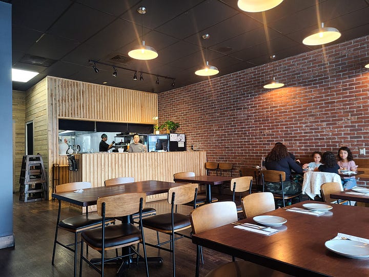 Bibim Korean Bistro dining interior