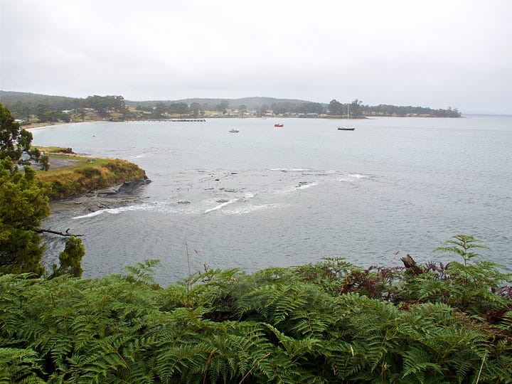 coastline views of Southport, Tasmania