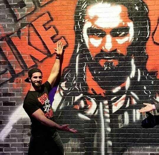 Seth Rollins mural