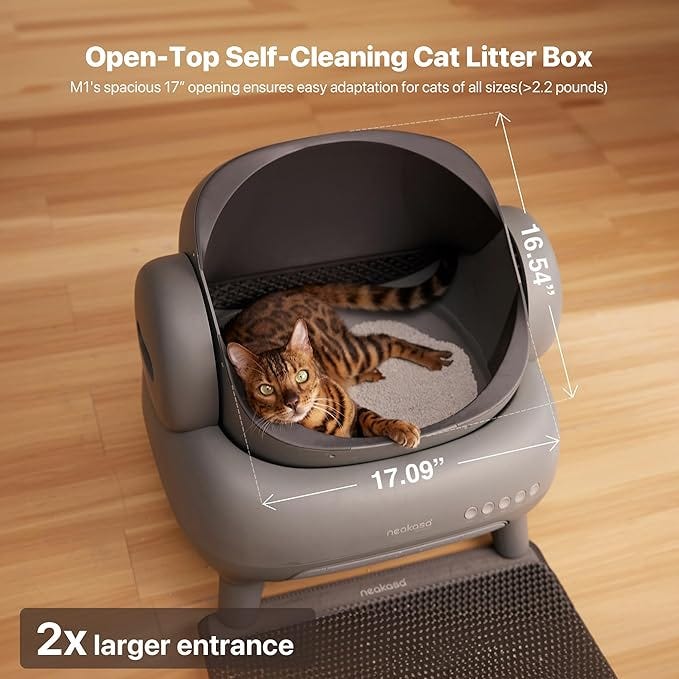 Neakasa M1 Open-Top Self Cleaning Cat Litter Box