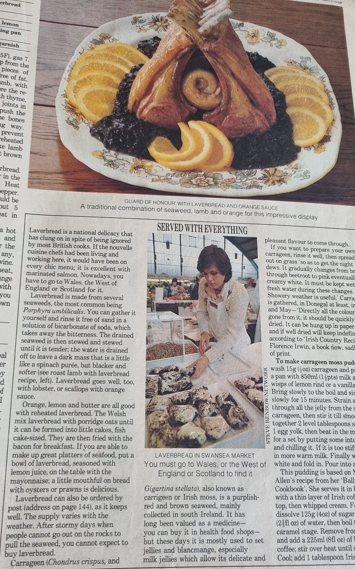 Jane Grigson for The Observer, British Food