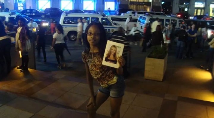 Photos of my sister, my mom, and myself at Our first Beyoncé concert. The I Am World Tour at Madison Square Garden. 