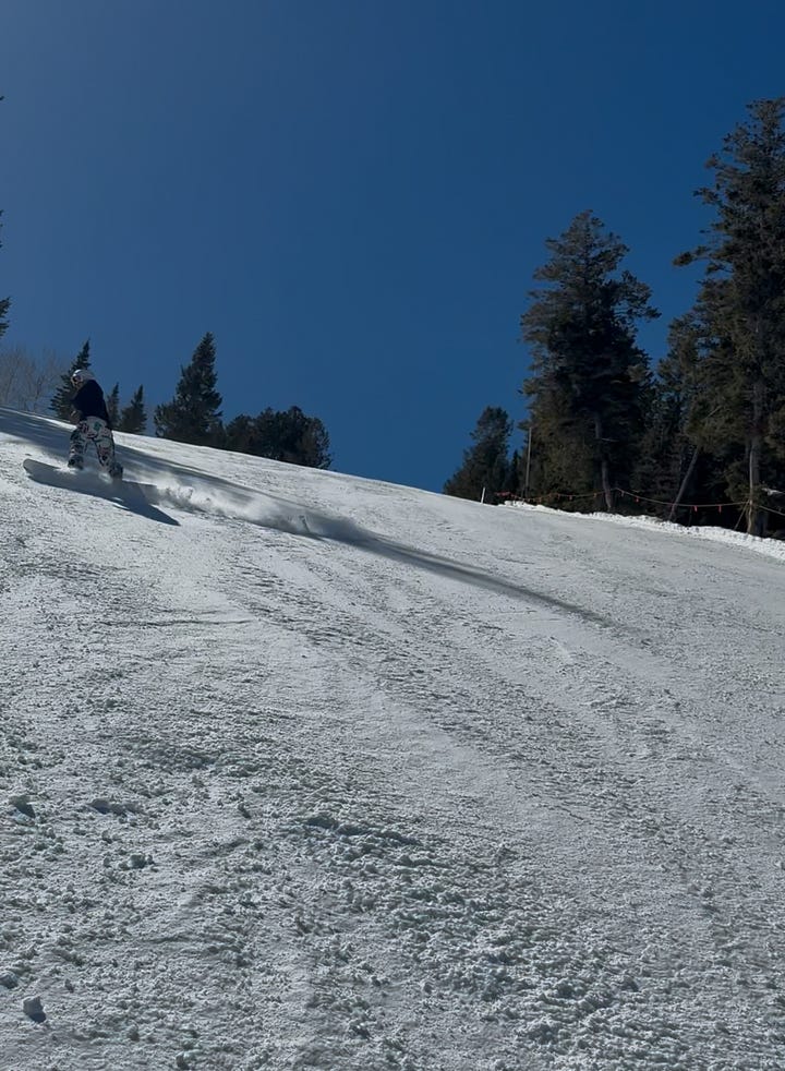 snowboarding on park city mountain