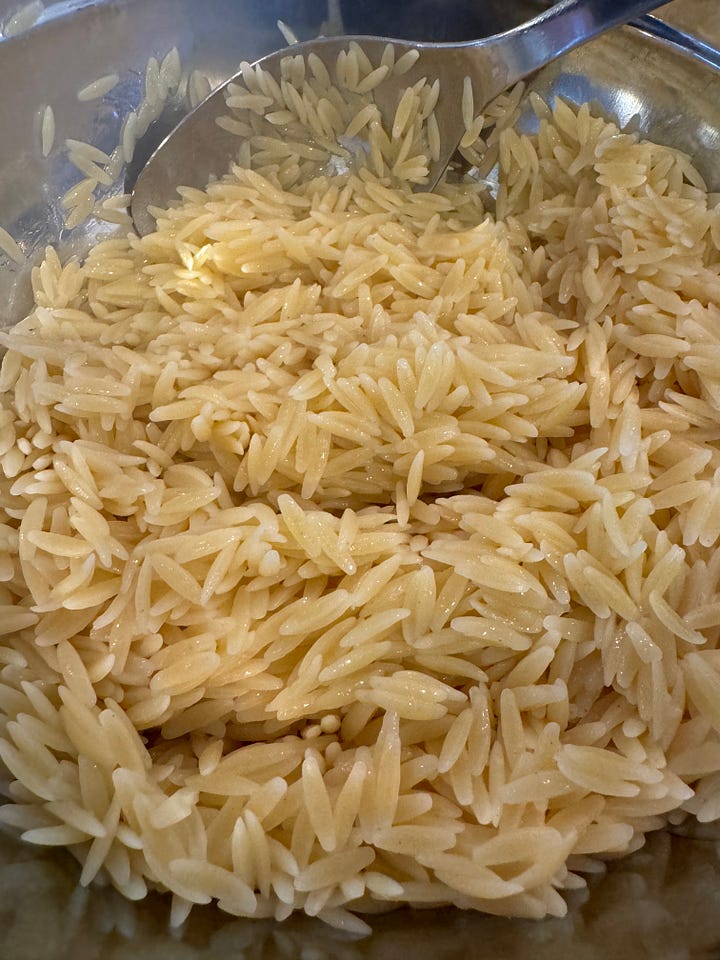 Spicy Chicken and Orzo