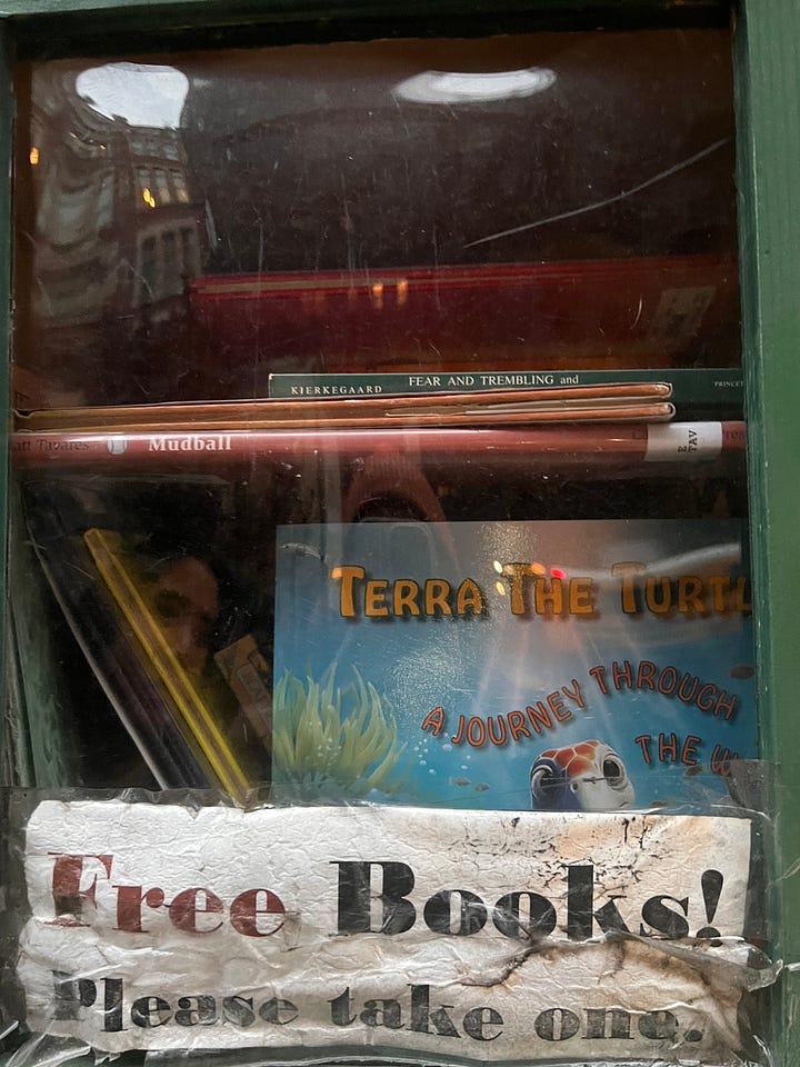 Our book in little street libraries