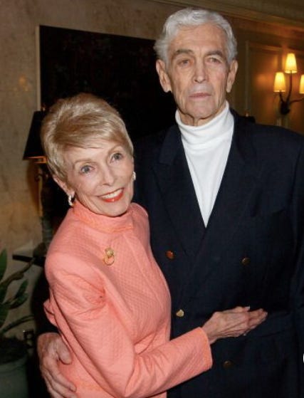 Janet Leigh with her husband Robert Brandt