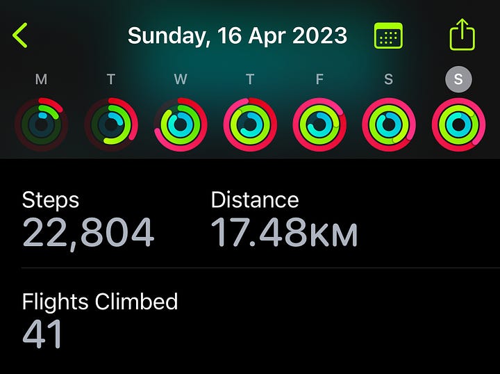 Apple Fitness Step Tracker