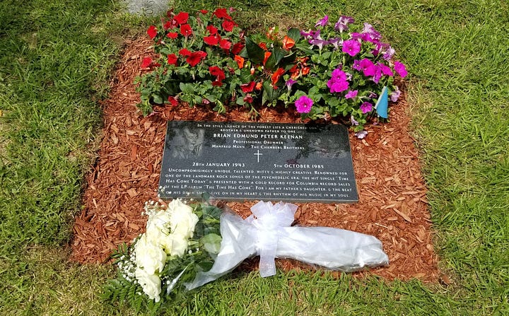 Brian Keenan's Grave Site Old and New