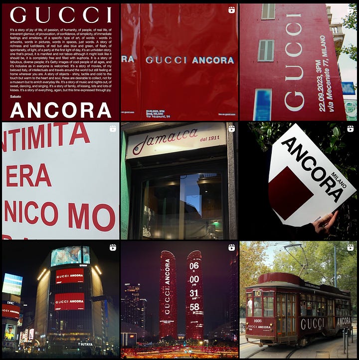 The versatility of the Gucci brand on Instagram: Gucci vs Hermes 