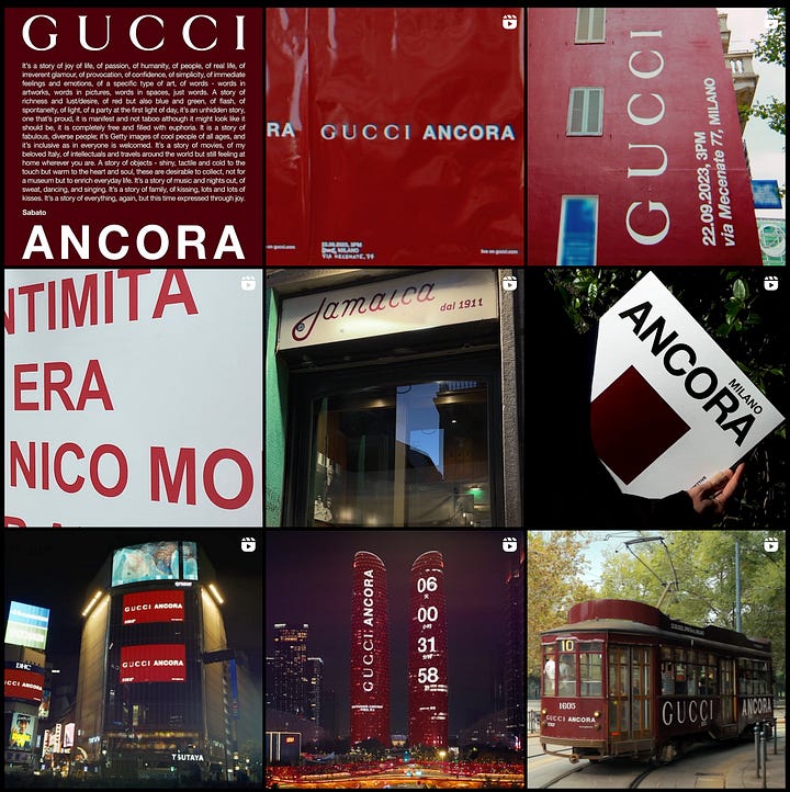 The versatility of the Gucci brand on Instagram: Gucci vs Hermes 