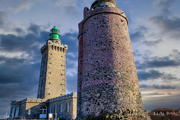 The two lighthouses of Cap Frehel