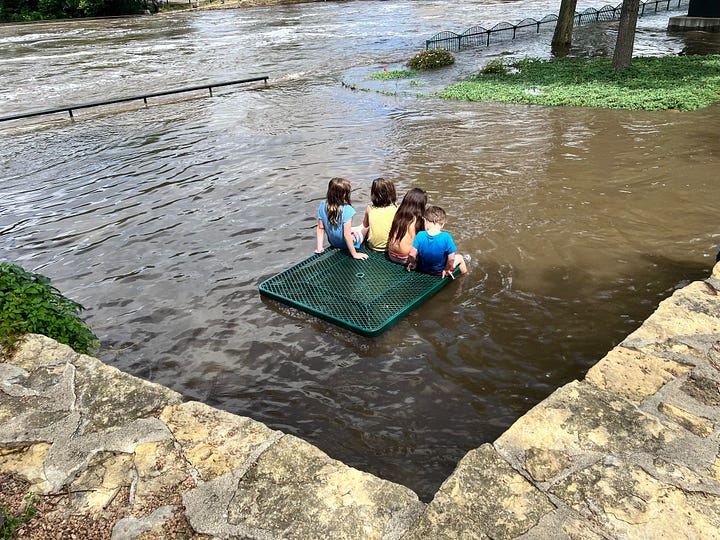 Cannon River flooding in Northfield