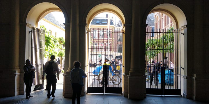 Encampment at Harmonie, University of Groningen