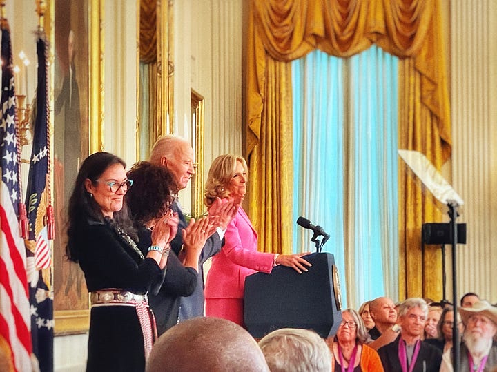 An incredible night with Lavar Burton, Chef Jose Andreas and Queen Latifah hosted by the President and Dr. Biden