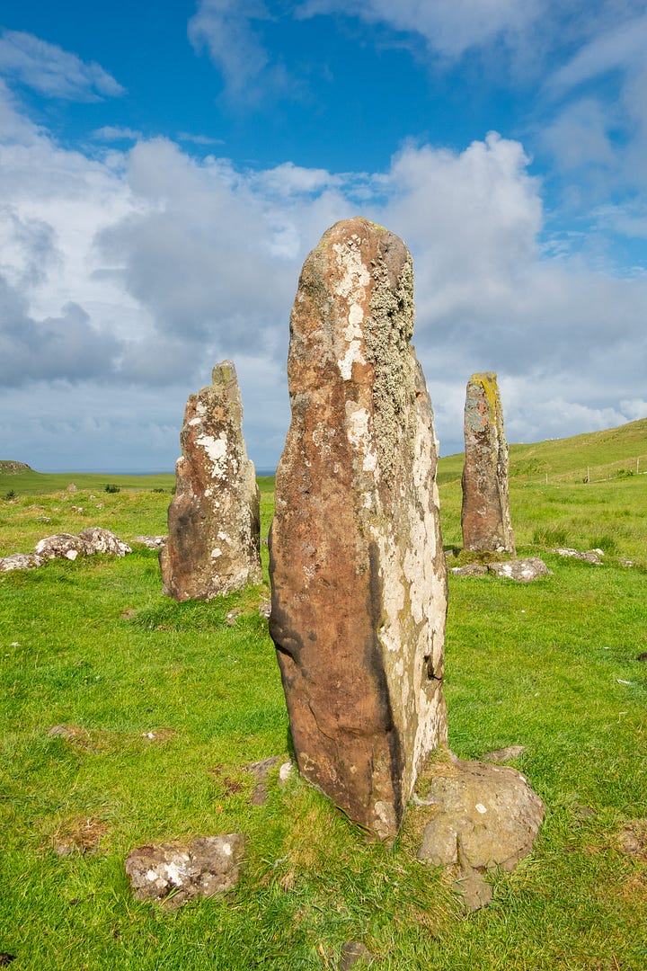 Glengorm standing stones © Felicity Martin