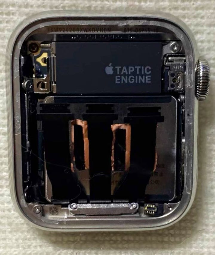 From the genesis of connectivity to the heart of haptic feedback, these images reveal the rarely seen innards of Apple’s innovation: a prototype Lightning connector, the caution-shrouded mystery of a secure box, the Taptic Engine of an Apple Watch laid bare, and an iPhone prototype marked not for sale, capturing the essence of Apple's design and development process.