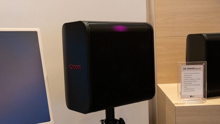 LG Xboom will.i.am Stage 301 party speaker CES 2025