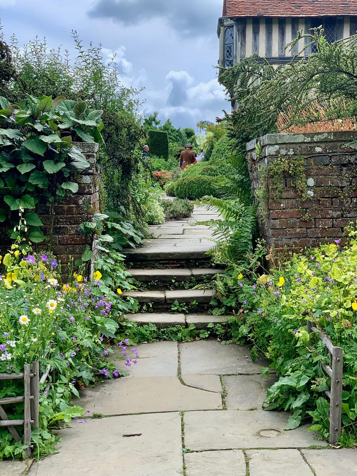 Plantings and steps at Great Dixter. Photos by Marcella Hawley