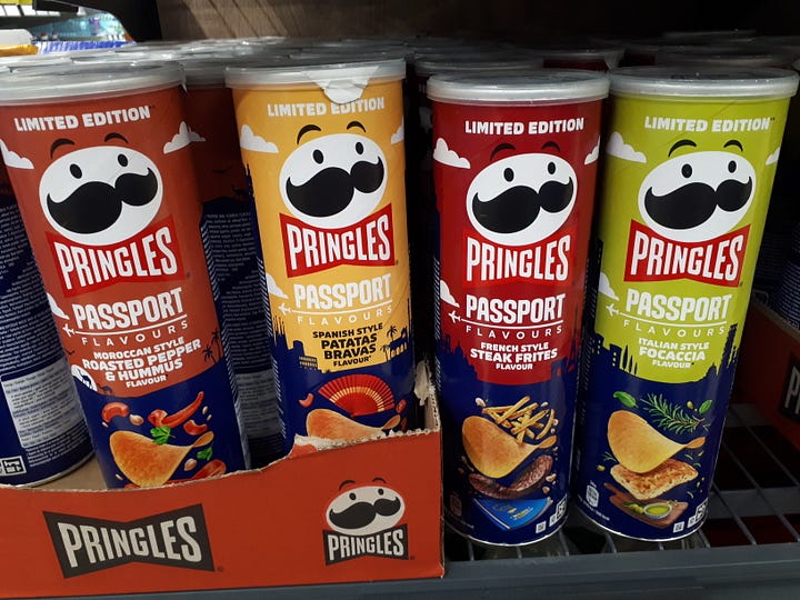 Pringles Passport Flavours in Lidl
