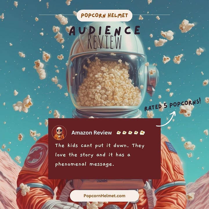 Audience feedback of Andrew Kooman's book Popcorn Helmet