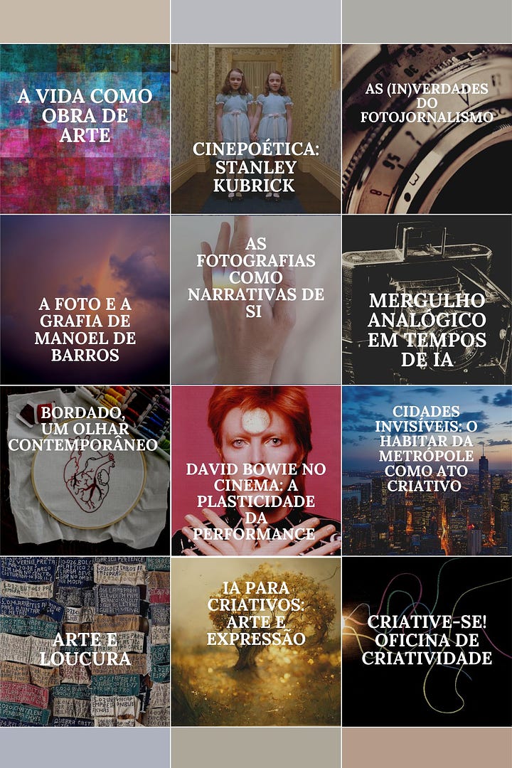 Um mosaico de imagens e texto com o cronograma do ciclo 10 do Passaporte Cultural 