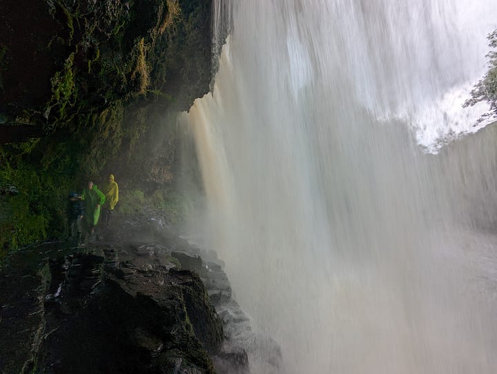 guided walk brecon beacons waterfalls